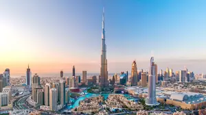 Burj Khalifa Dubai is the tallest tower in the world. It was the most ambitious project conceptualized by the H.E. Sheikh Muhammad, ruler of Dubai