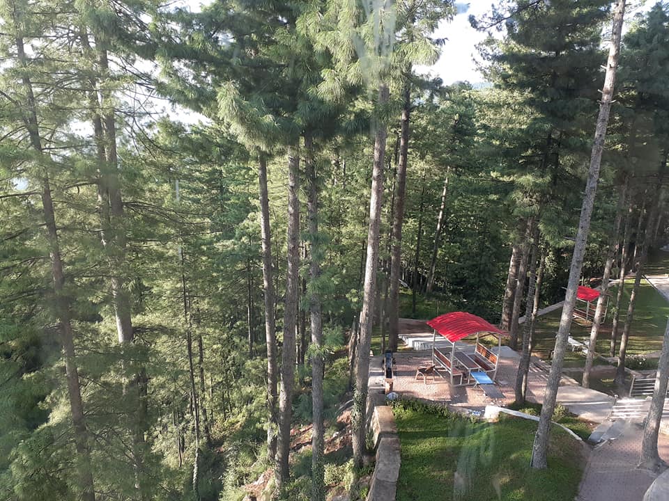 Mehran Lodges Murree backside barbecue area