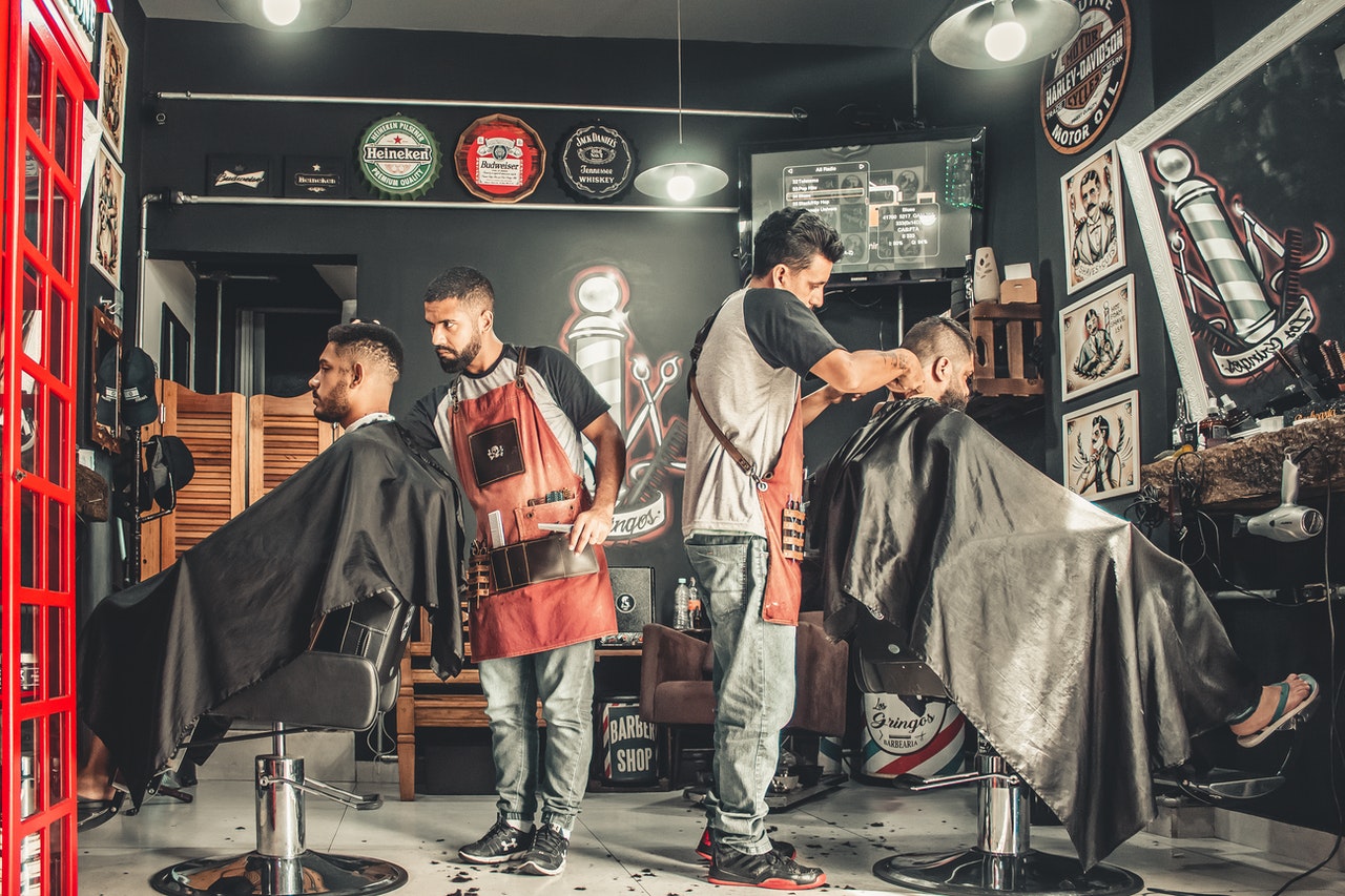 Barbar Salon depicting the variety of small businesses