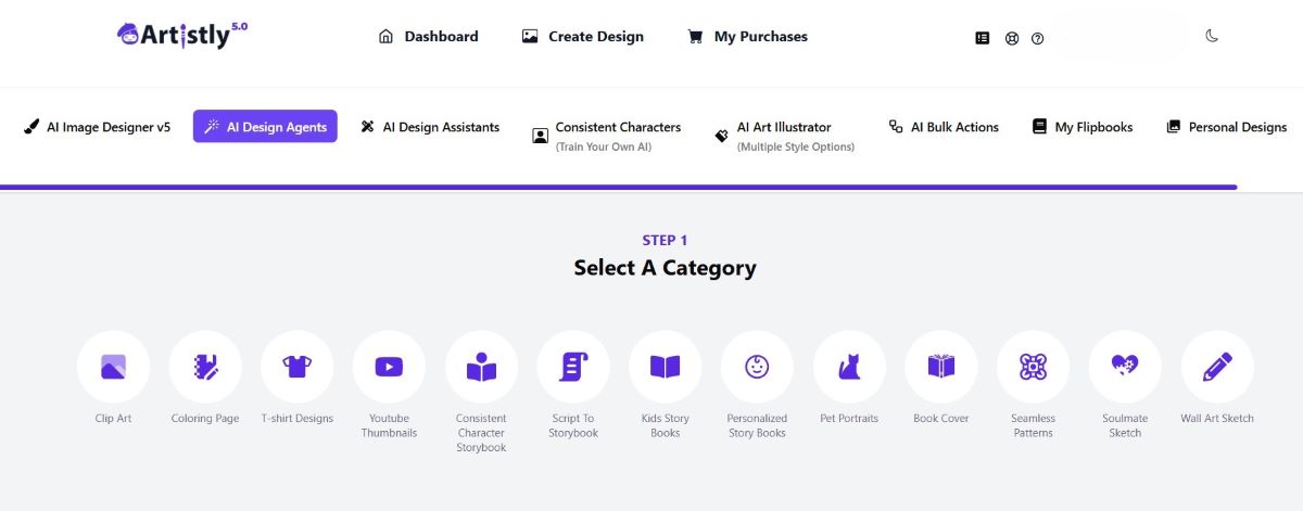 Artistly AI Image Software AI Design Agents