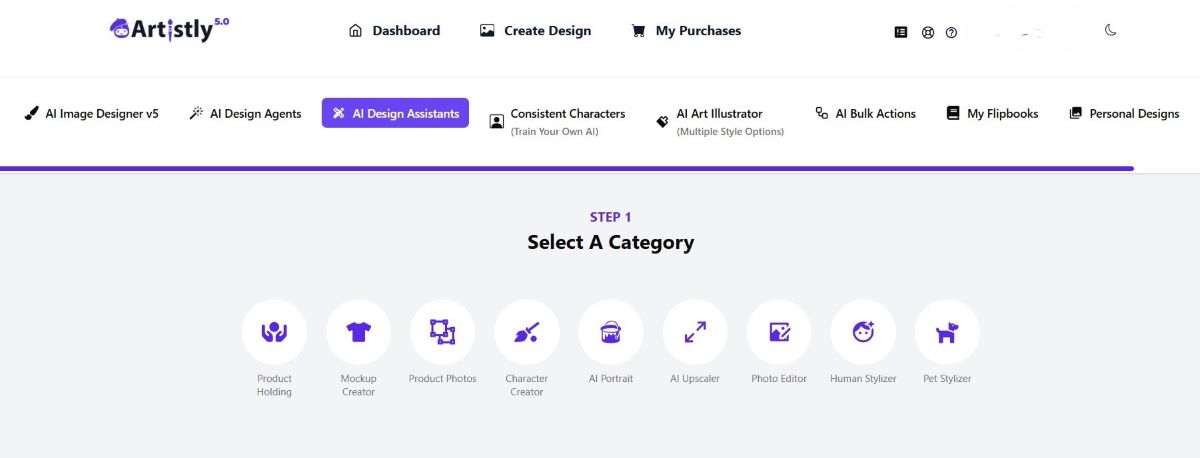 Artistly AI Image Software AI Design Assistants