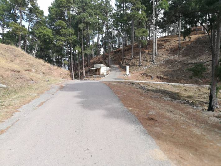 Internal road in Murree Resorts