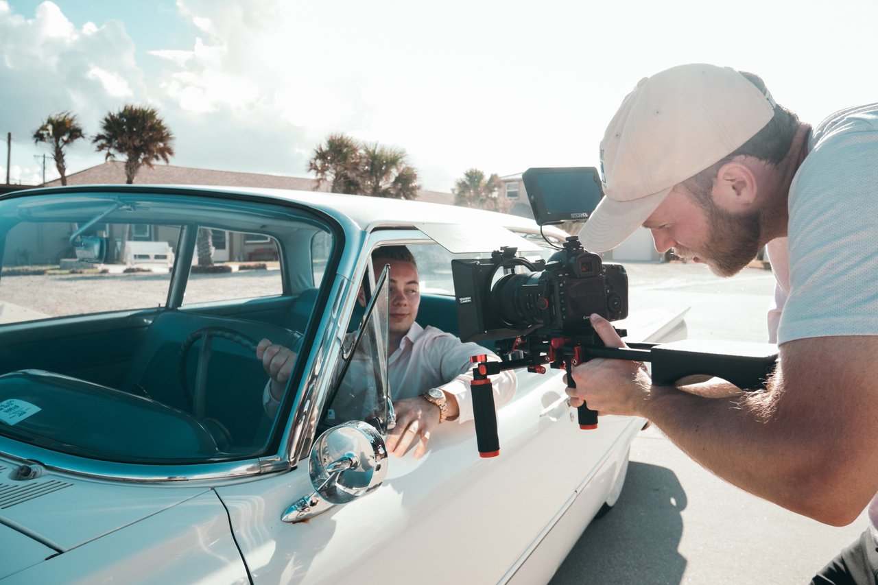Shooting car scene and with minimum shots