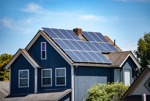 Solar-powered home example