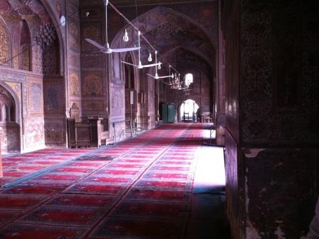 Wazir Khan Mosque inside view
